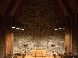 Maundy Thursday after the stripping of the altar.